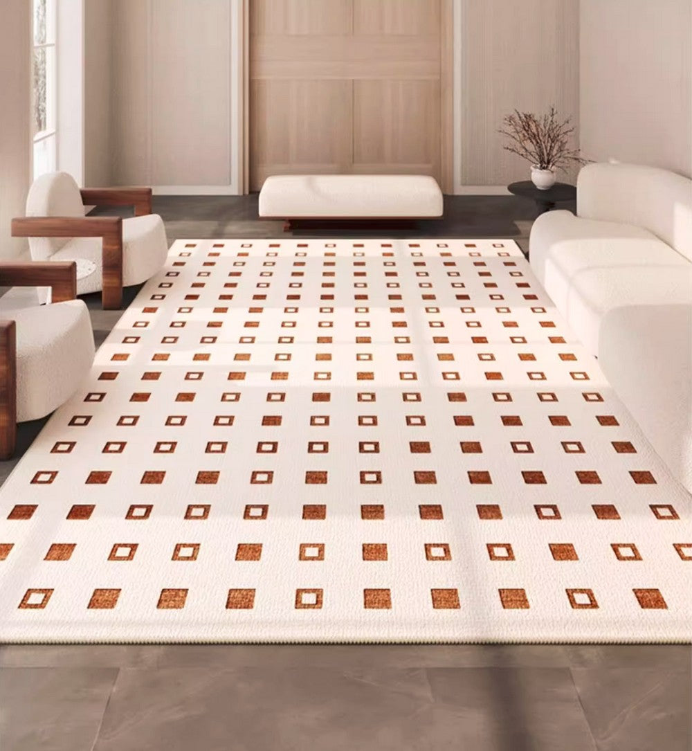 Modern Geometric Area Rugs - Stylish Home Decor for Living Room, Bedroom & Dining Room - Perfect for Boho, Scandinavian & Contemporary Interior Design Styles