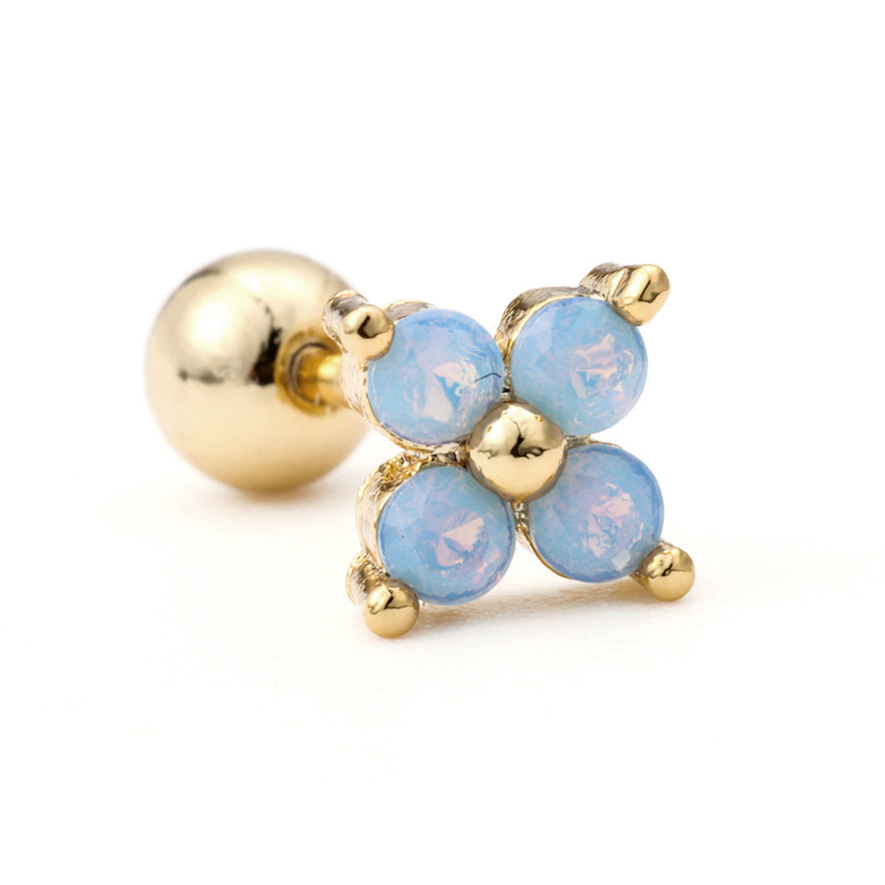 20G Cartilage Tiny Stud Earrings for Women - Flat Back Helix Earrings for Piercing | EGD0171 | Perfect for Daily Wear, Parties & Gifts