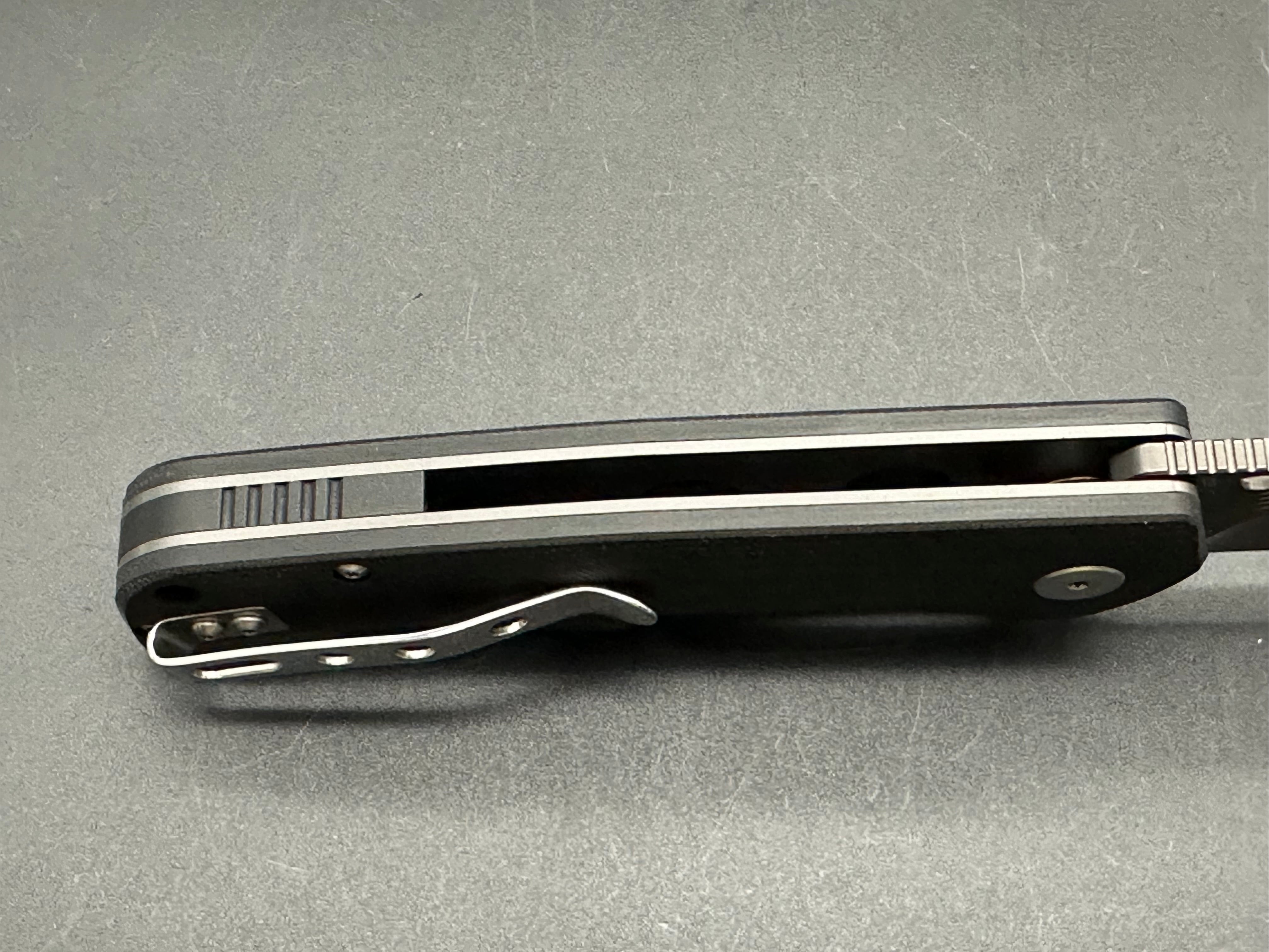 Bestech Airstream EDC Folding Knife - Black G10 Handle with D2 Steel Blade - Perfect for Camping, Hiking & Everyday Carry