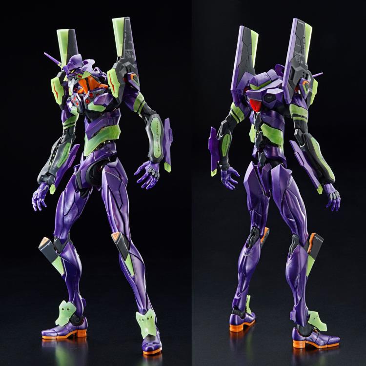 Bandai RG Neon Genesis Evangelion Unit-01 Night Combat Ver. Model Kit - High Grade Action Figure for Anime Collectors & Eva Fans | Perfect for Display, Cosplay Props & Gift Giving