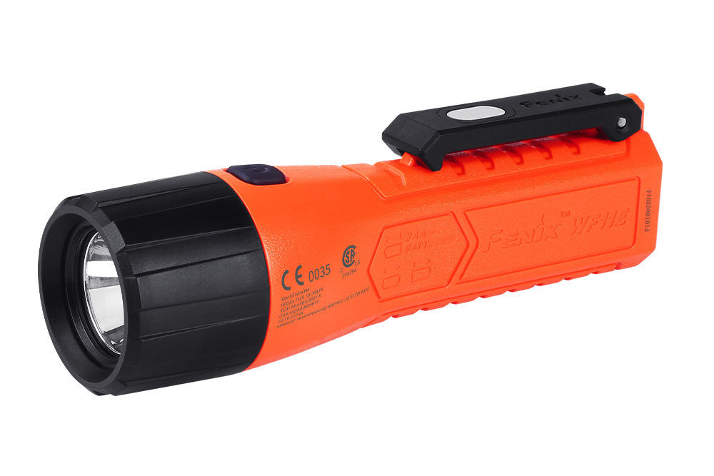 Fenix WF11E Intrinsically Safe Flashlight - Explosion Proof LED Work Light for Hazardous Areas | Perfect for Oil Rig, Mining, Chemical Plant & Emergency Use