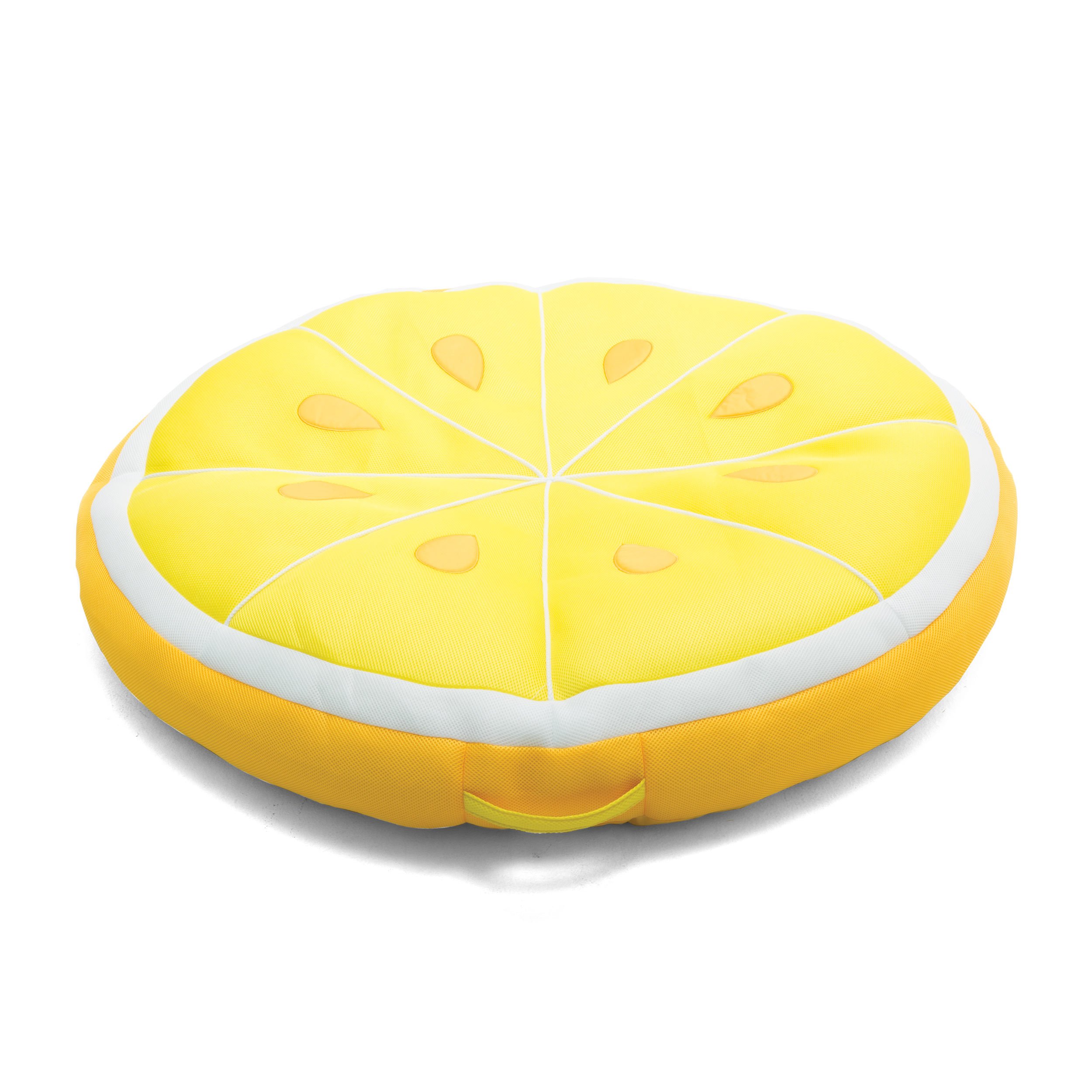 Big Joe Fruit Pool Floats - No Inflation Required, Quick-Drying Fabric, Round Pool Loungers & Noodles - Perfect for Summer Pool Parties, Beach Vacations & Backyard Relaxation