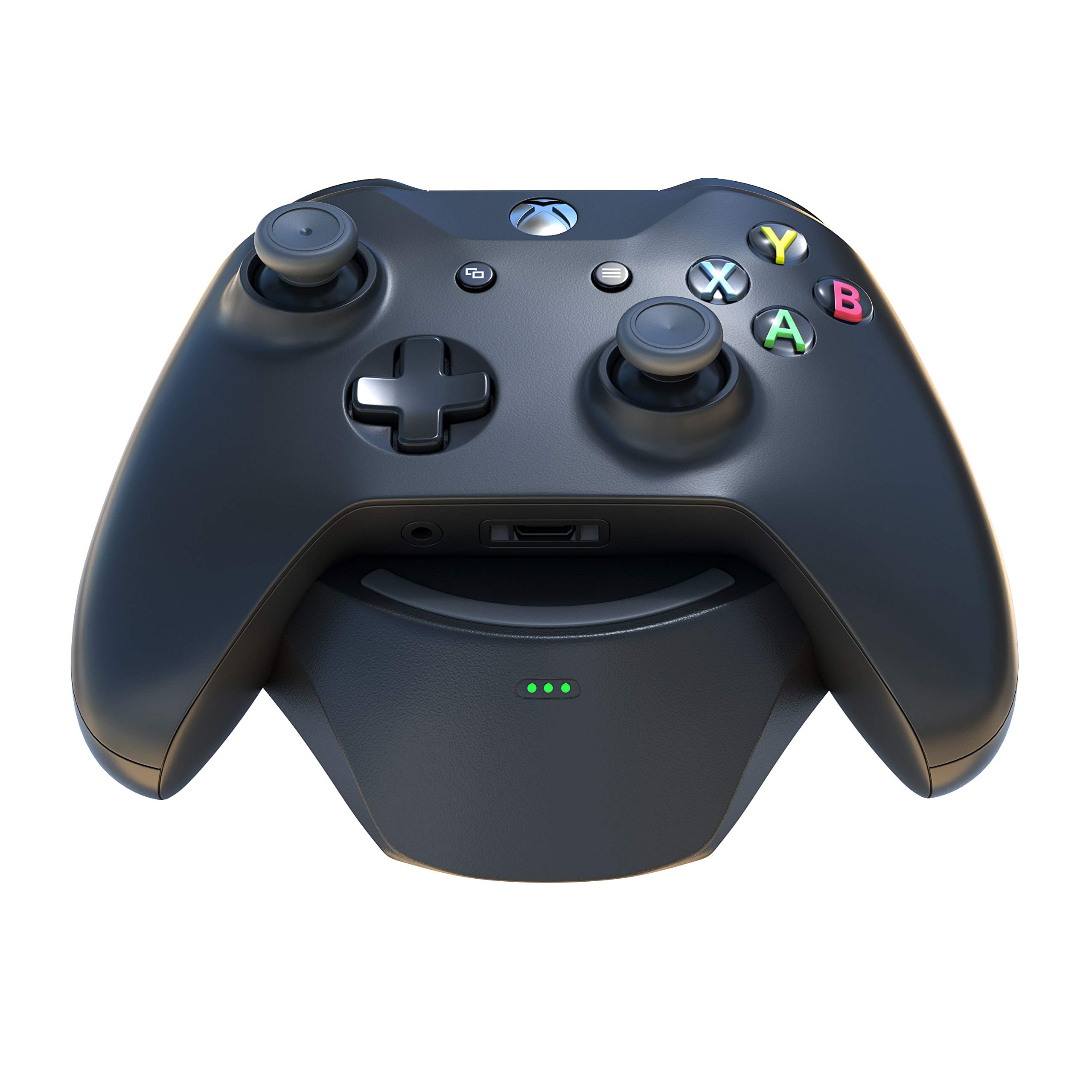 Skywin Wireless Xbox Charging Station - Qi Fast Charger Dock with Battery Pack for Xbox One/Xbox Series X|S Controllers - Perfect for Gaming Sessions & Multiplayer Setups