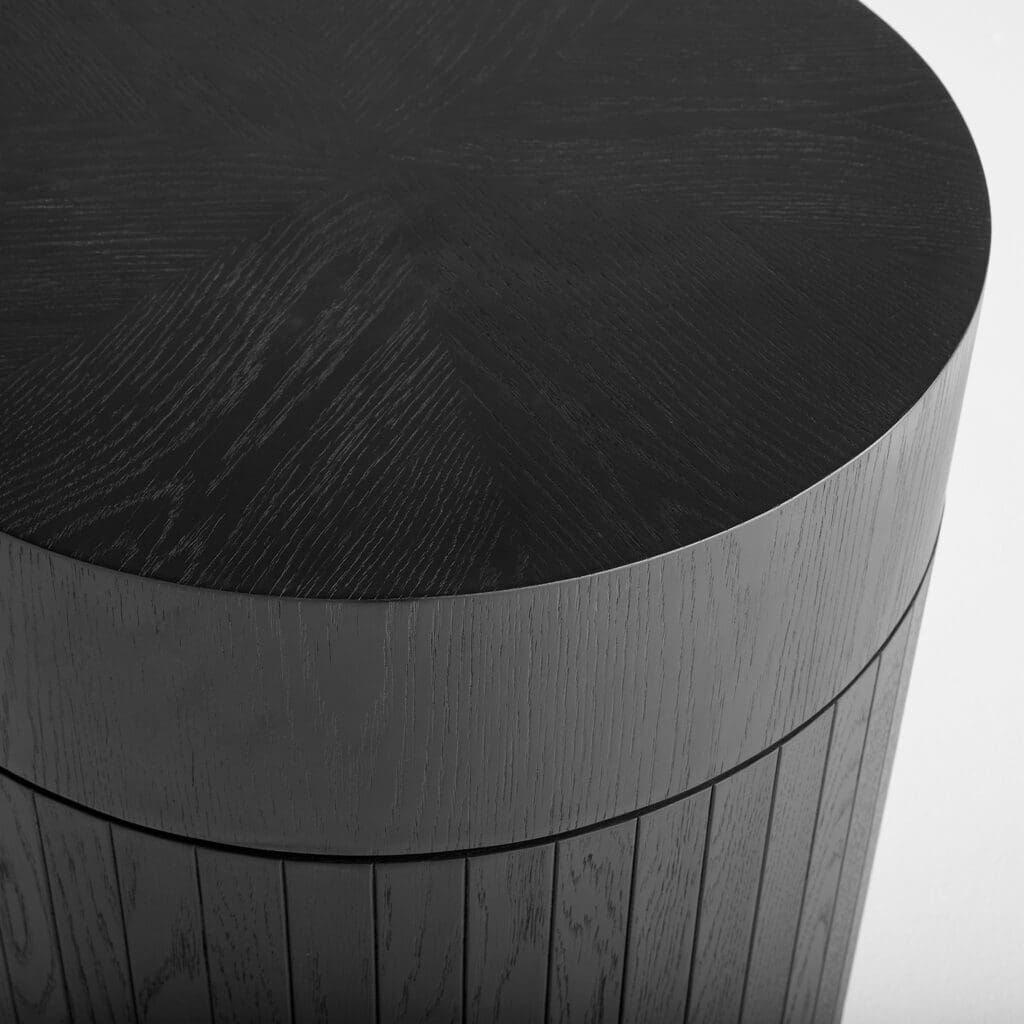 Cyan Design 11574 Lamu Side Table - Black Stain Finish | Modern Accent Table for Living Room, Bedroom & Office Decor
