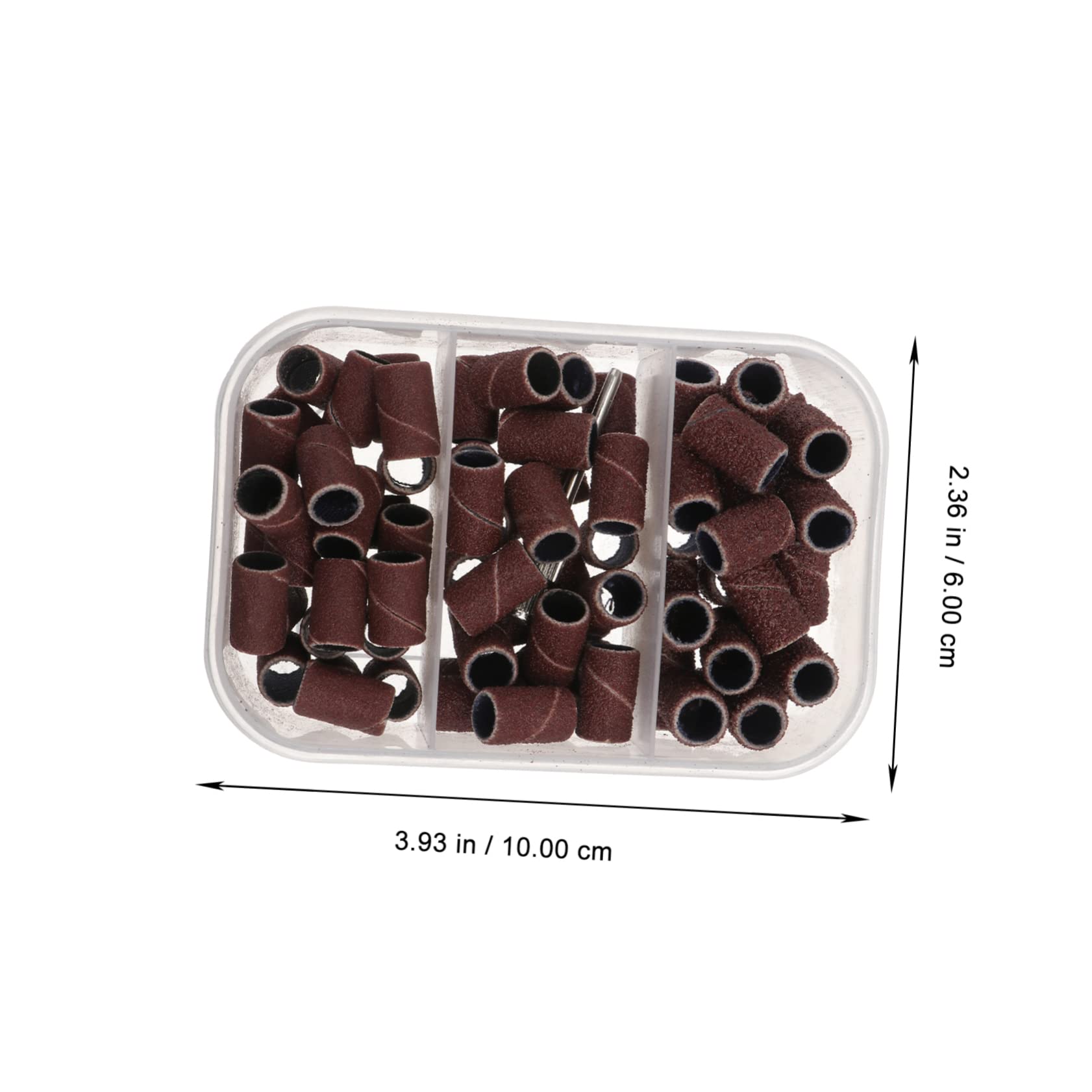 Minkissy 3 Boxes Reusable Nail Art Sanding Bands - Fine & Coarse Grit for Professional Nail Salons & DIY Manicures at Home | Nail Polish Removal & Shaping Tool