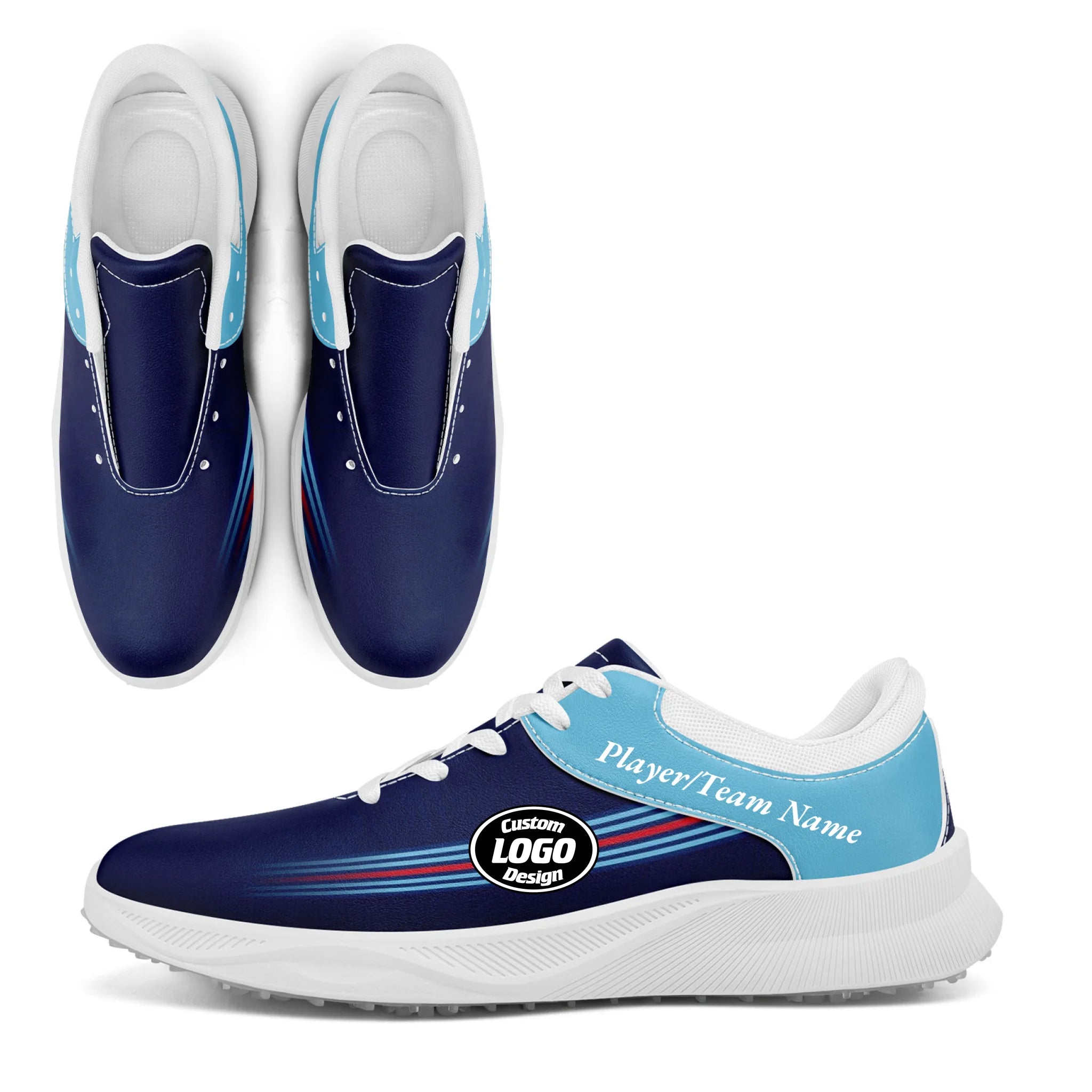 Custom Golf Performance Sneakers - Personalized Durable Athletic Shoes for POD Resellers | Breathable Comfort for Golfing & Casual Wear (Model: FN062 25020099)