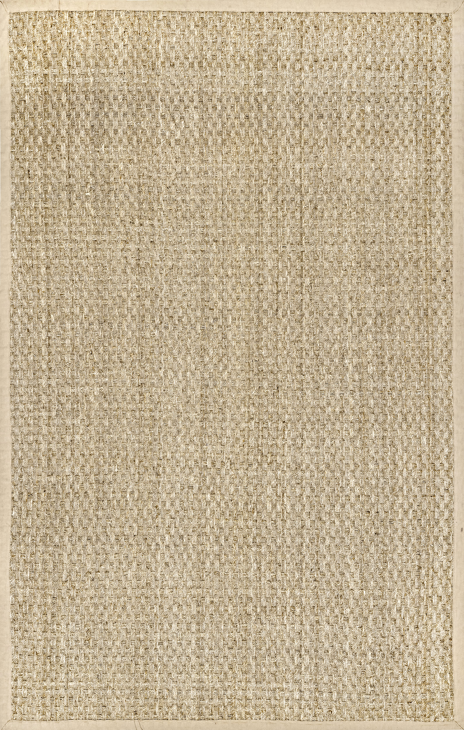Checker Weave Seagrass Rug - Natural Handwoven Eco-Friendly Floor Mat for Living Room, Bedroom & Boho Decor