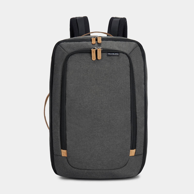 Travelon Transit Carry on Backpack - Lightweight Anti-Theft Travel Backpack for Men & Women - Perfect for Airplane, Commuting, Business Trips & Weekend Getaways