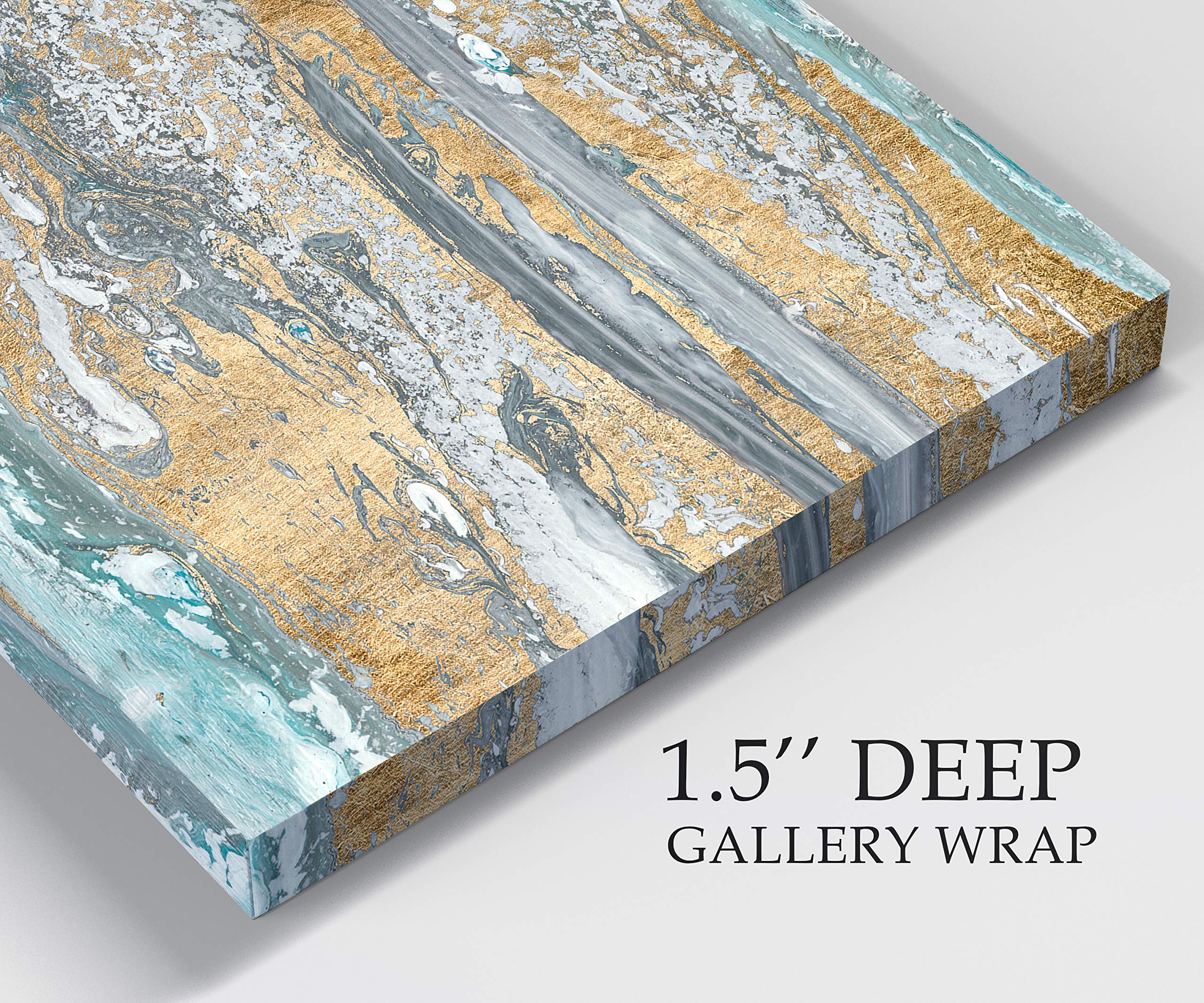Modern Canvas Wall Art - Ready to Hang Home Décor in Contemporary, Rustic & Romantic Styles - 18x27 Inch Framed Painting (144471Z) - Perfect for Living Room, Bedroom & Office Decor