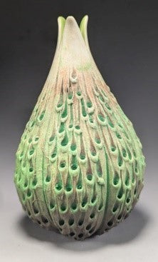 Andy Rogers Ceramics - Handcrafted Bulb Vase #AR01 for Home Decor, Wedding Centerpieces & Floral Arrangements