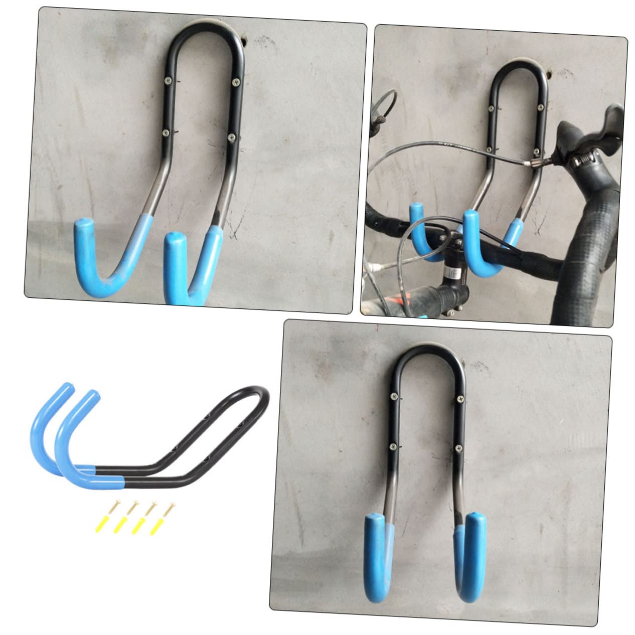 CORHAD Bike Wall Mount Rack - Heavy Duty Garage Bike Storage Hanger for Multiple Bikes | Space Saving Vertical Bike Parking Solution for Home, Apartment & Cycling Enthusiasts | Perfect for Indoor & Outdoor Bike Organization