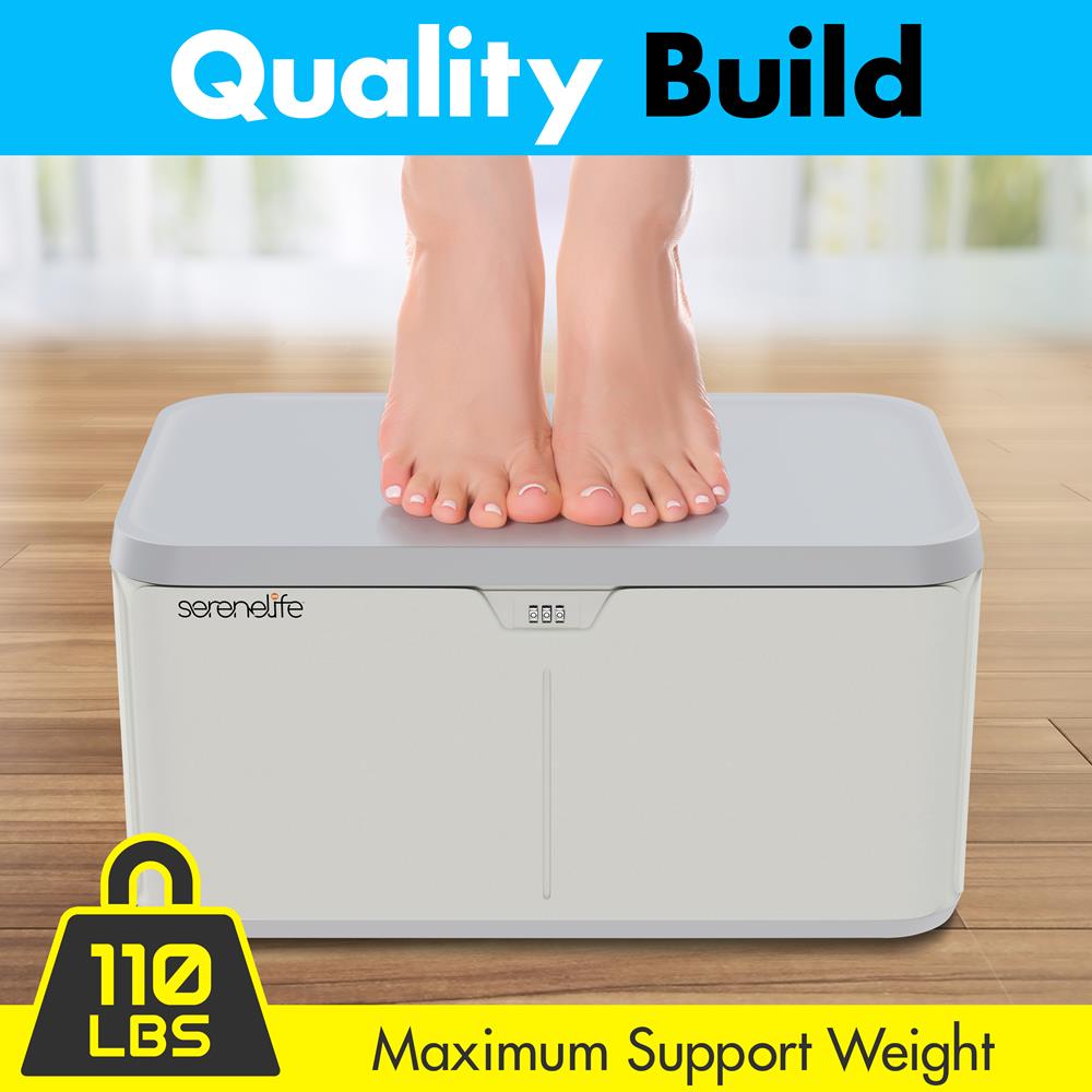 8 Gallon Locking Storage Bin with Secure Lid - Heavy Duty Plastic Storage Container for Home, Garage & Office Organization - Ideal for Toys, Tools & Seasonal Items