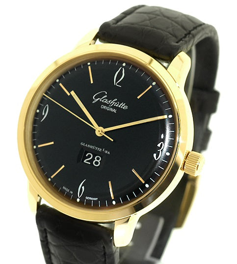 Vintage Glashutte Original Sixties 18K Rose Gold Men's Watch - Luxury Classic Timepiece for Business, Formal & Special Occasions