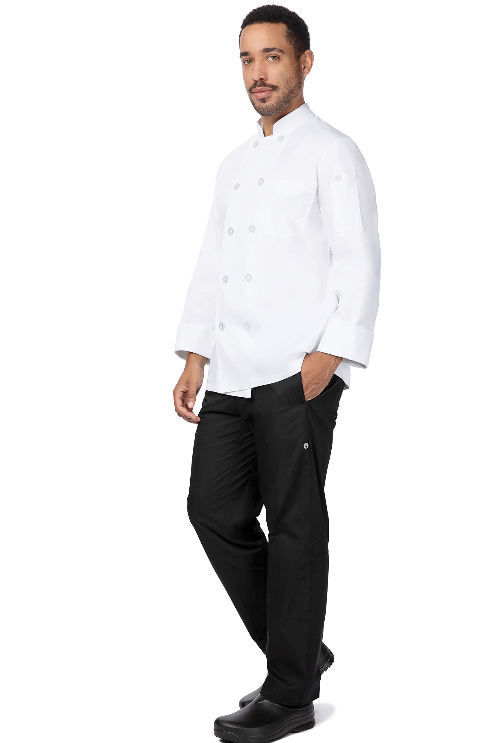 Chef Works Unisex Sustainable Le Mans Chef Coat - Professional Kitchen Apparel for Cooking, Baking & Culinary Arts
