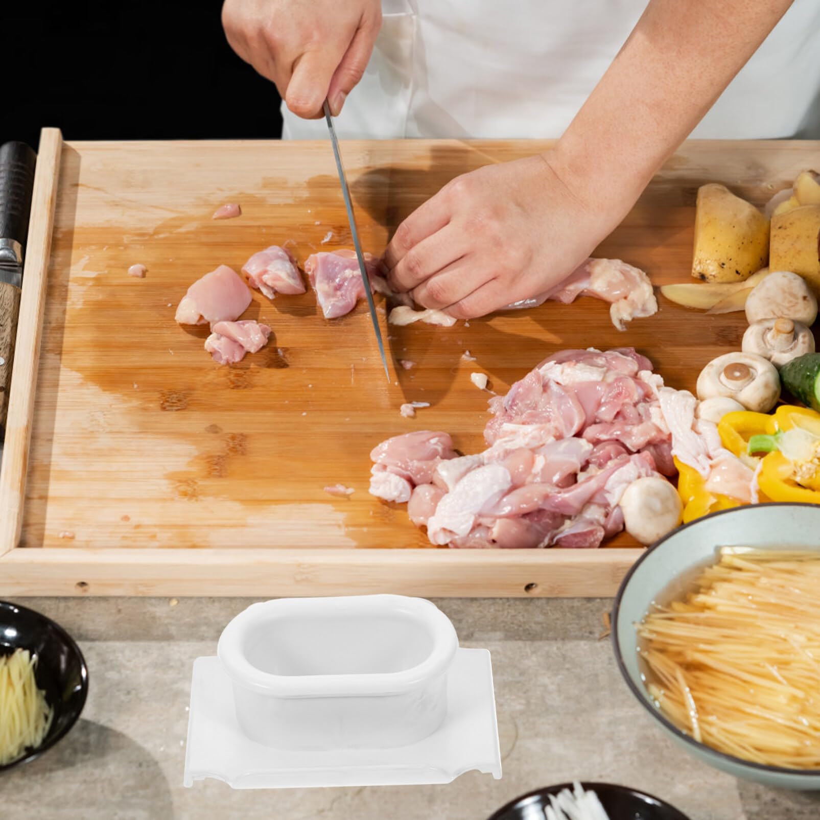 Safe Plastic Hand Protector for Kitchen Grater - Finger Guard & Grip Shield for Safe Grating, Slicing & Shredding | Ideal for Cheese, Vegetables & Fruits