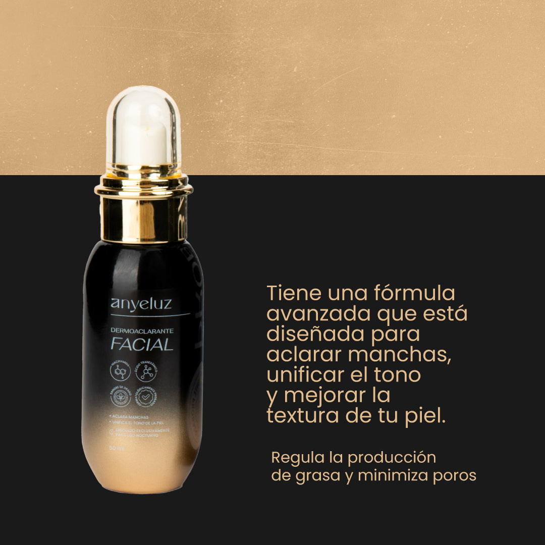 Dermo-Clarifying Facial Serum for Acne & Blemishes - Brightening & Hydrating Skincare for Clear, Glowing Skin - Perfect for Daily Use & Nighttime Routine