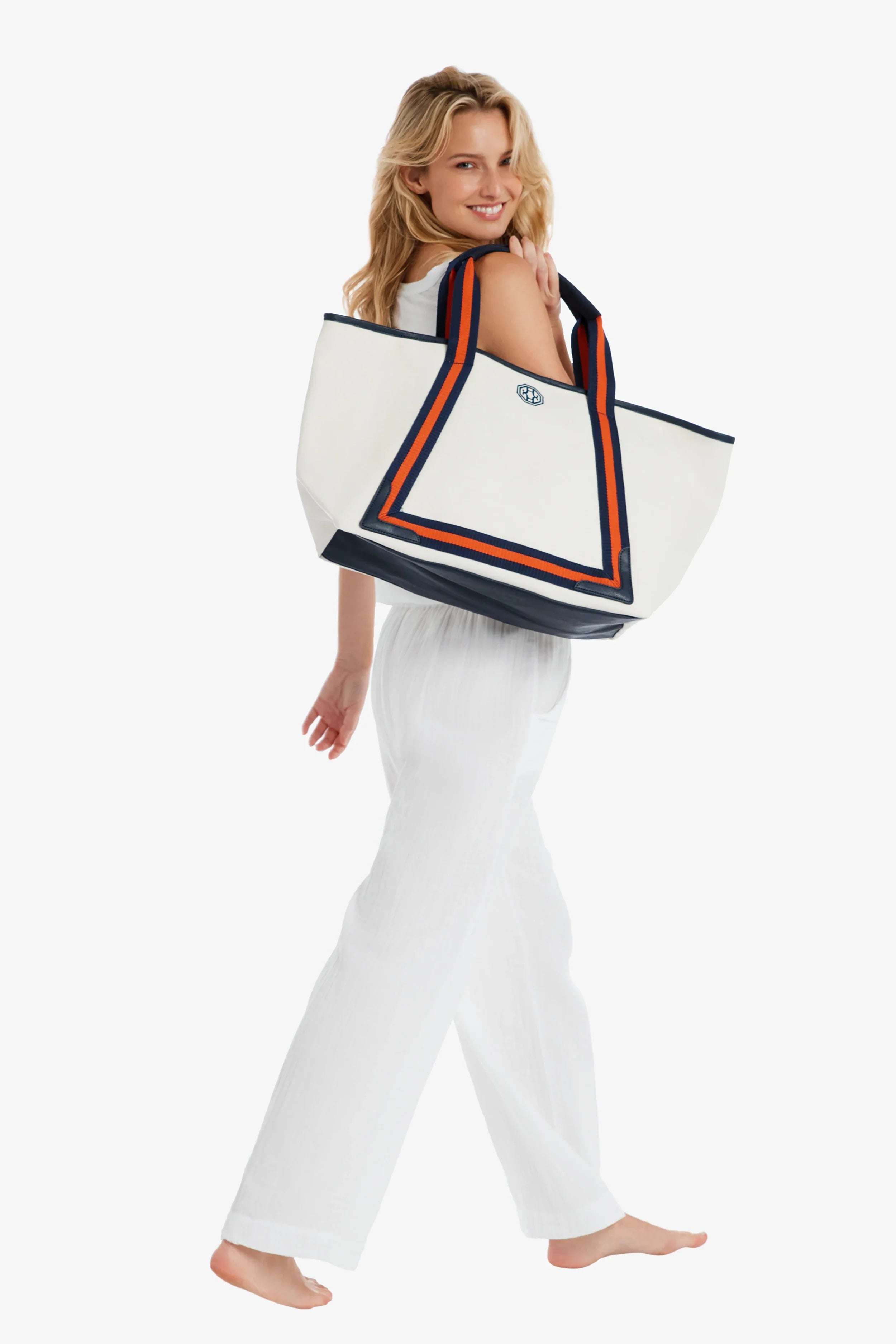 Stylish Poppy Beach Tote Bag - Large Waterproof Summer Tote for Women | Perfect for Pool, Beach Vacation & Shopping | Trendy Carryall for Sunscreen, Towels & Essentials