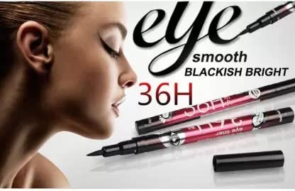 Wiffy 36H Waterproof Liquid Eyeliner Pencil - Long Lasting Smudge Proof Eye Liner for Sensitive Eyes | Perfect for Swimming, Gym & Everyday Makeup