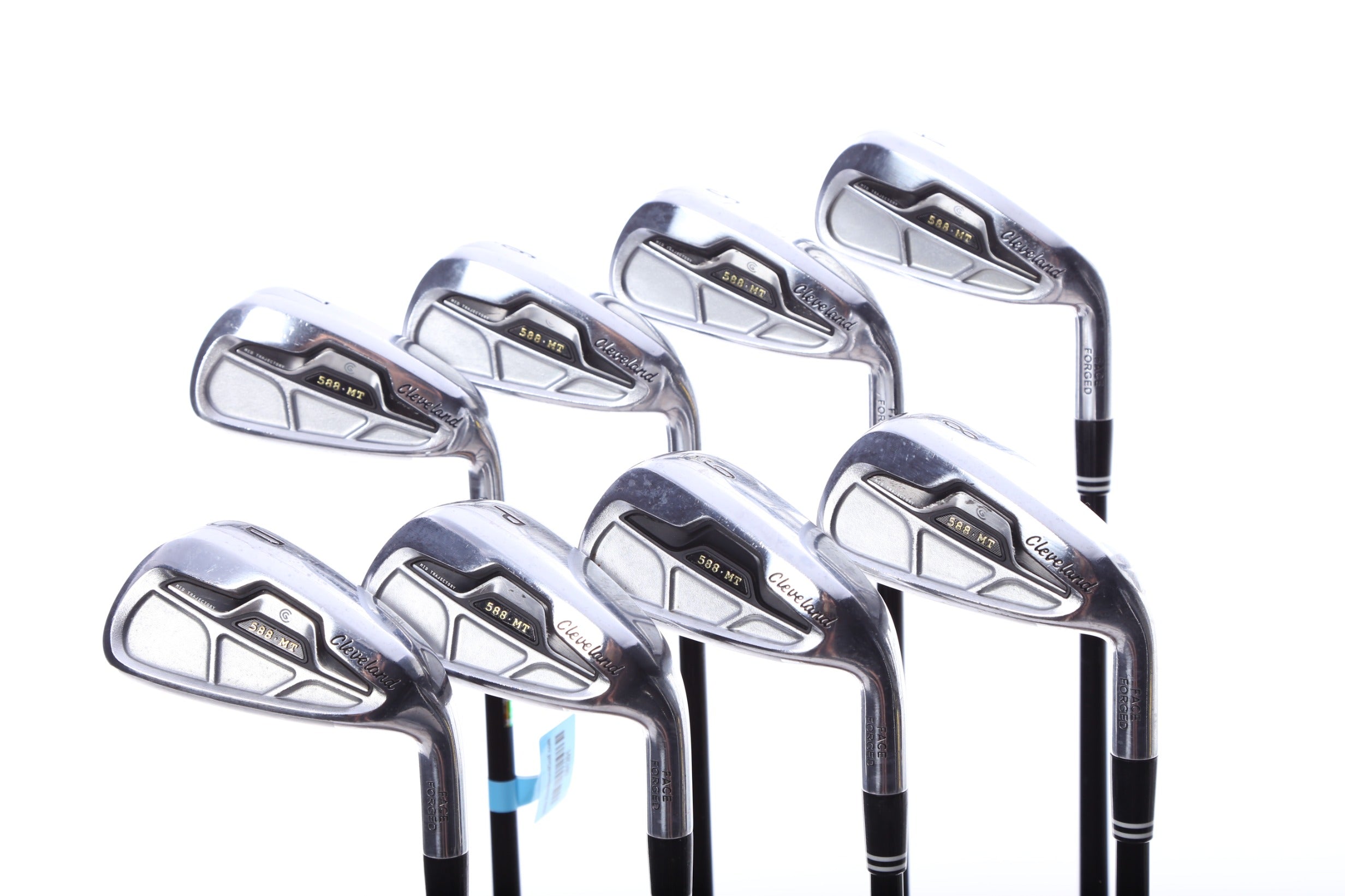 Used Cleveland 588 MT Iron Set - Right Handed 4-PW, DW Stiff Flex Golf Clubs for Men | Premium Forged Irons for Improved Accuracy & Distance | Perfect for Driving Range, Course Play & Tournament Training
