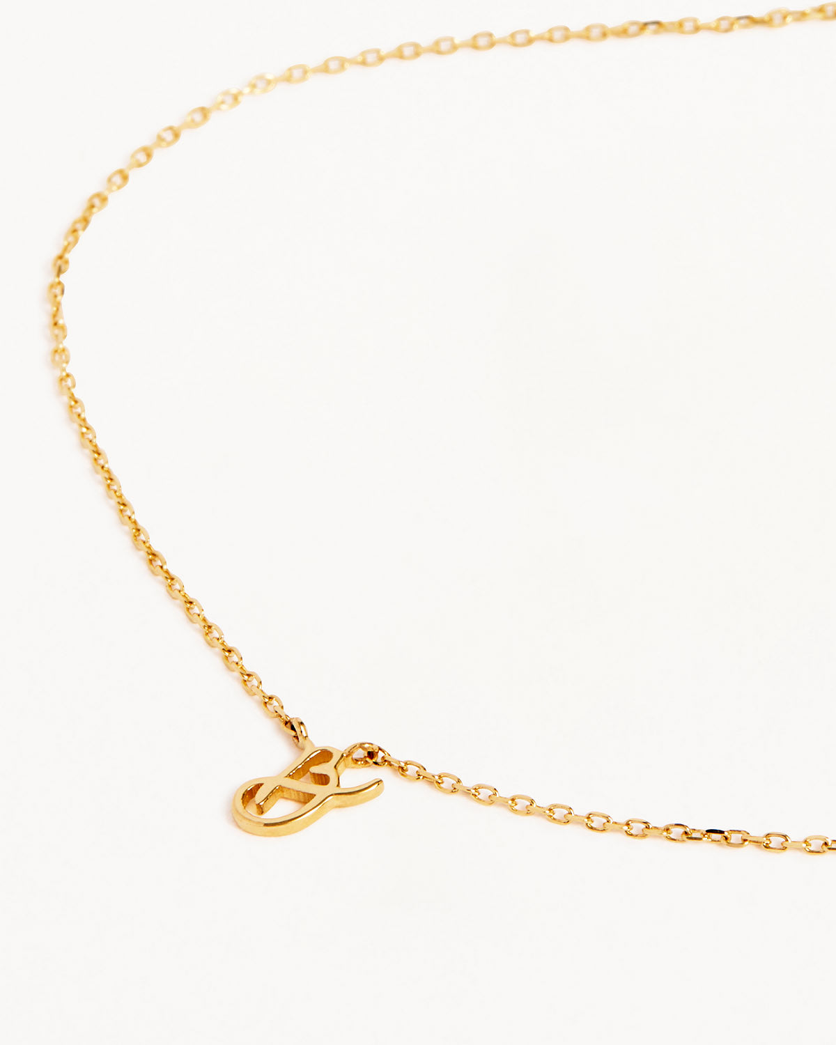 14K Solid Gold Love Letter Necklace - Personalized Romantic Jewelry Gift for Her - Perfect for Anniversaries, Valentine's Day & Special Occasions