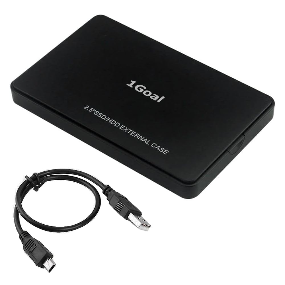 1Goal USB 2.0 to SATA External Hard Drive Enclosure for 2.5