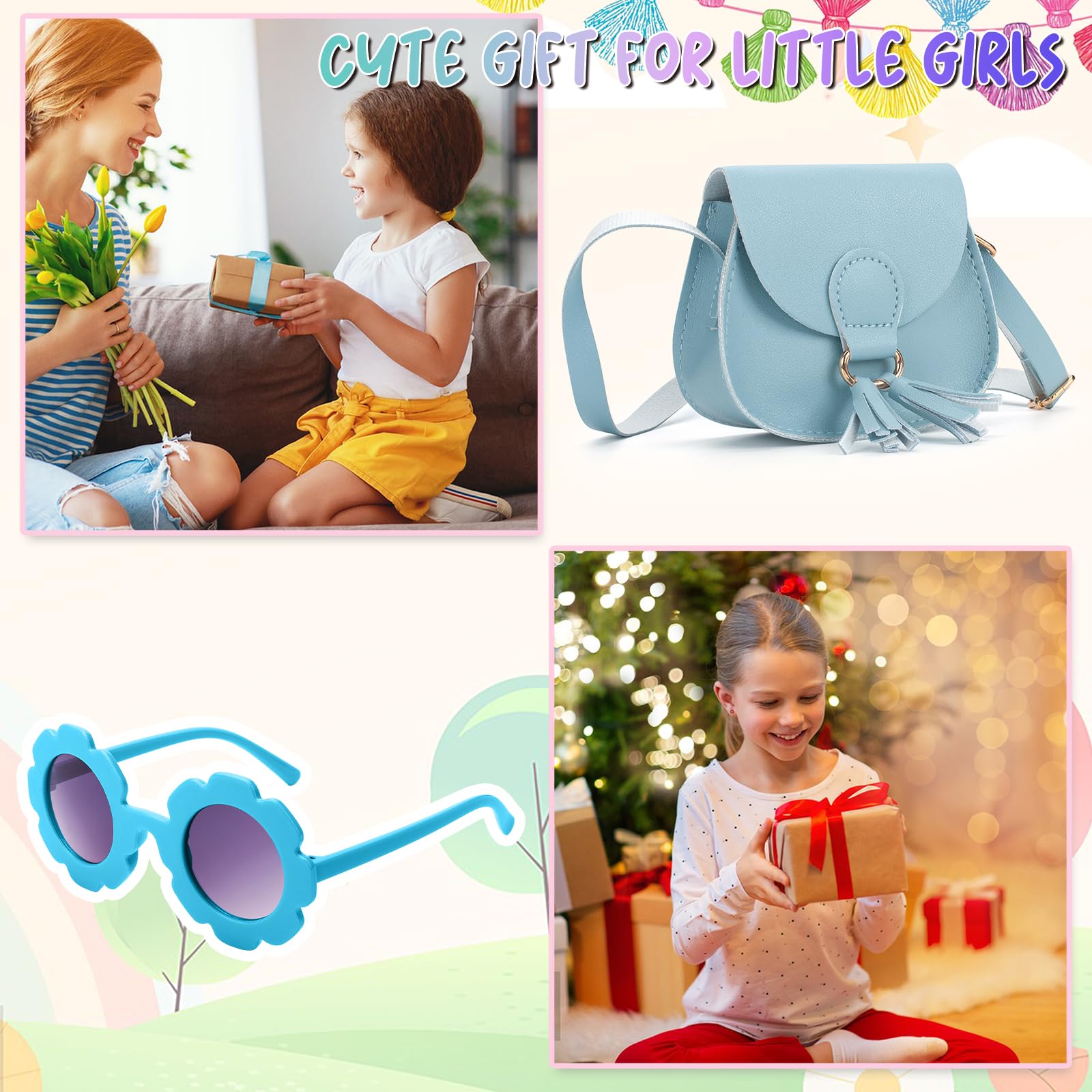 **Girls Crossbody Purse for Kids Age 2-14 | Adjustable Shoulder Bag with Tassel | Cute Toddler Purse for School, Travel & Play**    (Note: This optimized title improves keyword relevance, adds age specificity, highlights adjustable features, and includes usage scenarios like school, travel, and play.)