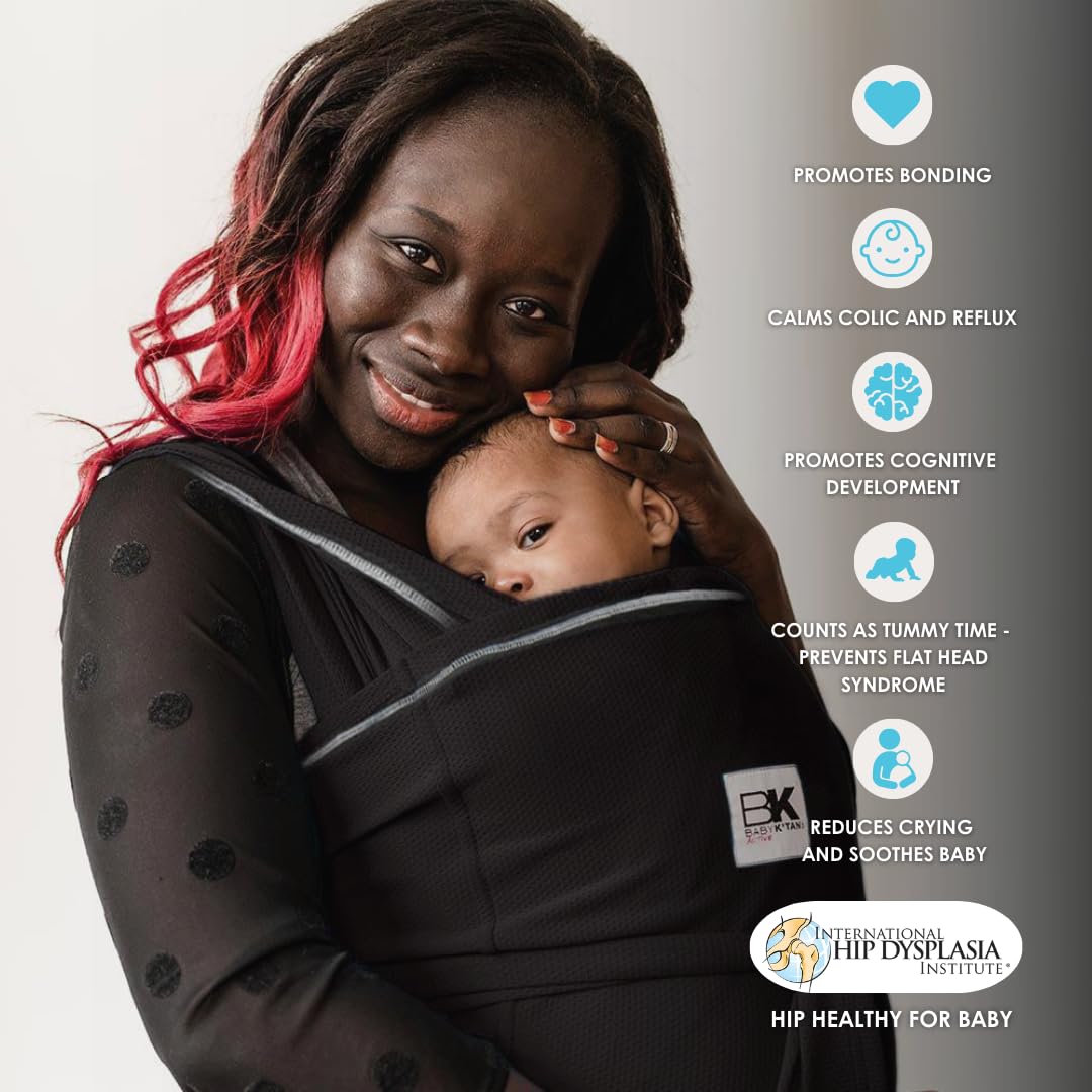 Active Baby K'tan Carrier Wrap - Breathable Baby Sling for Newborn to Toddler | UV Protection & Quick Dry | Perfect for Outdoor Adventures & Daily Errands