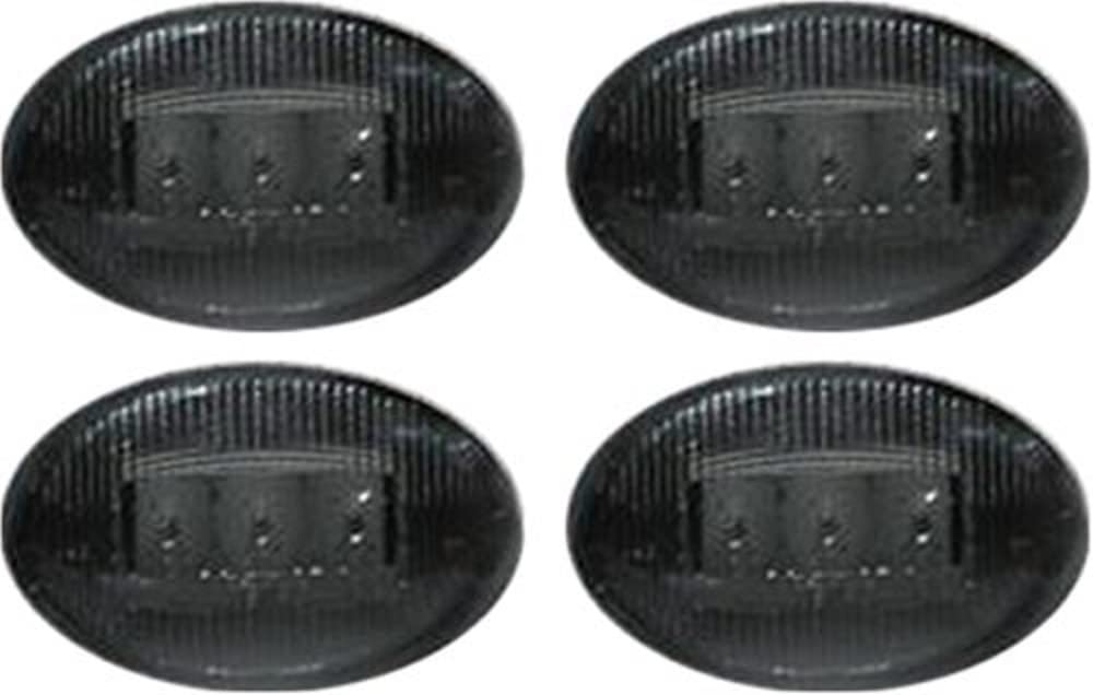 RECON ACCESS Recon 264132BK LED Fender Lights for 1999-2008 Ford Super Duty - 4-Piece Smoked Lens with Black Trim | Off-Road Lighting & Truck Accessories