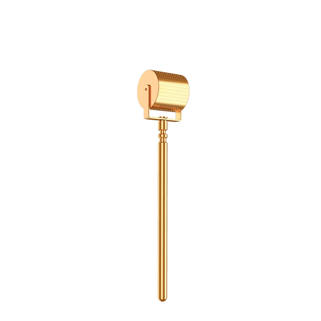 Professional Gold Facial Roller for Skin Tightening & Anti-Aging | 24K Gold Plated Beauty Roller Tool | Perfect for At-Home Spa, Lymphatic Drainage & Skincare Routine