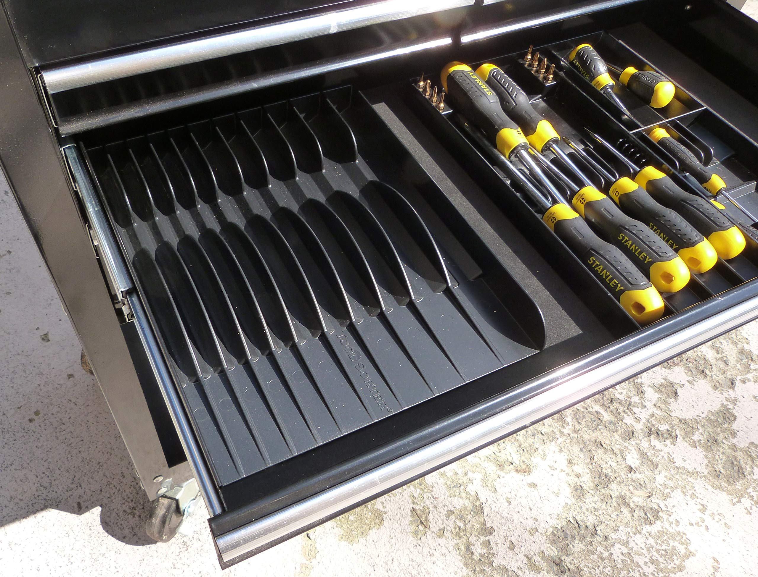 Premium Black Pliers Organizer - Heavy Duty Tool Storage Case for Electricians & DIY Enthusiasts | Workshop, Garage & Home Use