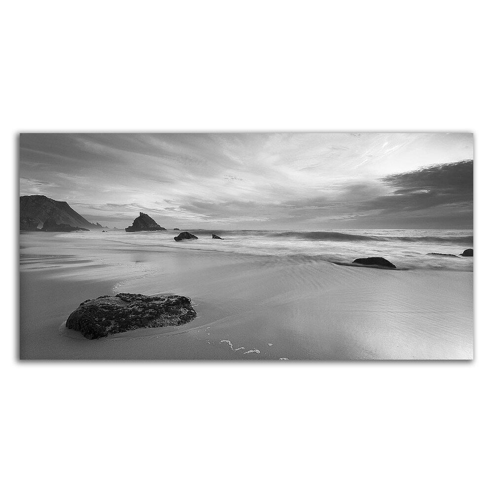 Beachview Canvas Wall Art Print - Ready to Hang Coastal Decor for Living Room, Bedroom & Office | PhotoINC Studio