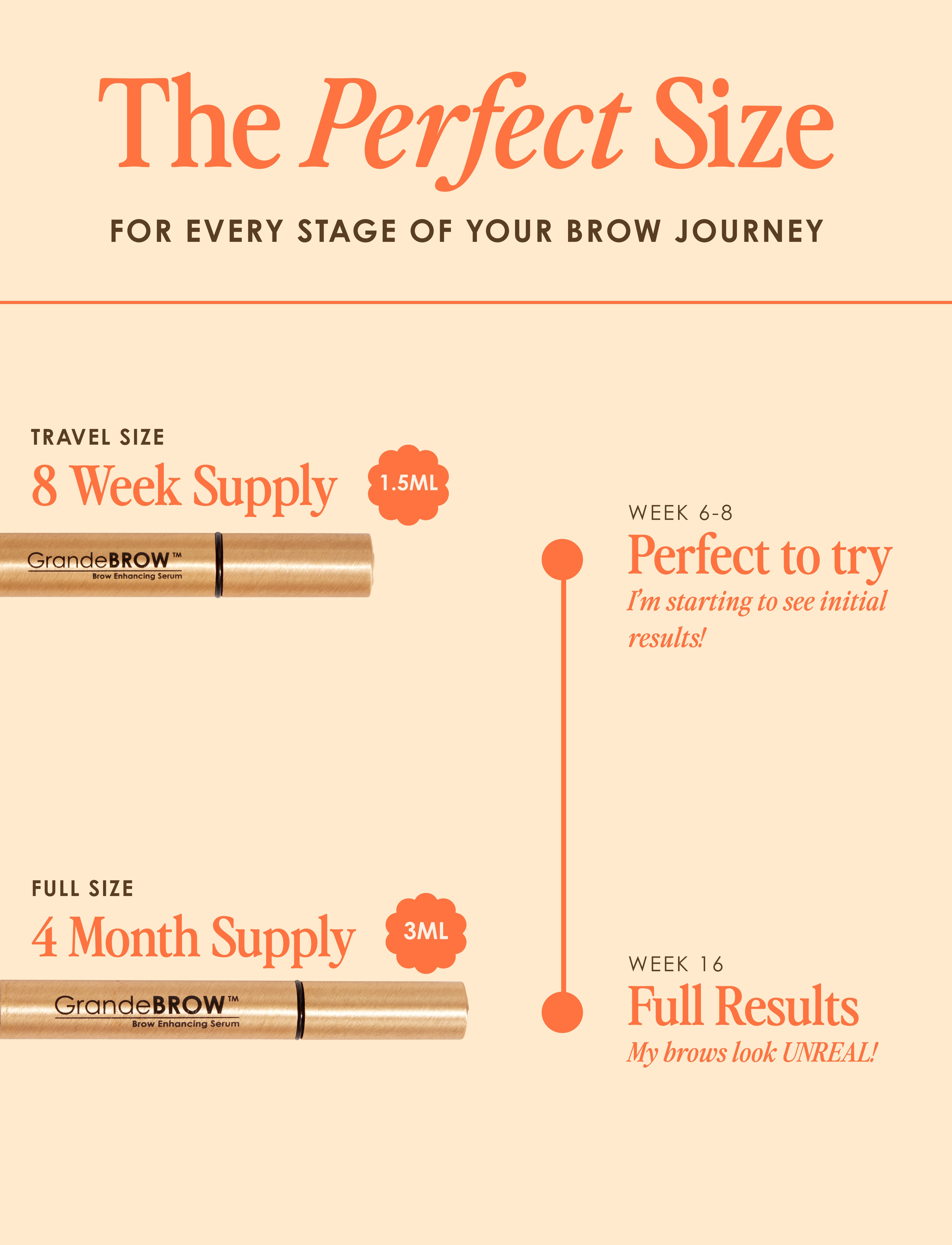 GrandeBrow Eyebrow Enhancing Serum - Natural Lash & Brow Growth Treatment for Fuller, Thicker Brows - Vegan & Cruisely-Free Formula - Perfect for Daily Use at Home or Salon