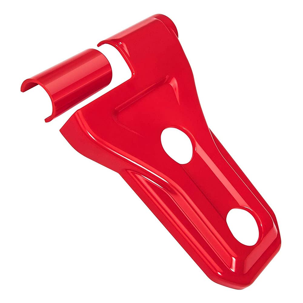 ABS Car Door Hinge Covers for 2018-2021 Jeep Wrangler JL & Gladiator JT - Red 8 Piece Set - Durable Styling Accessories for Off-Road Protection & Custom Look