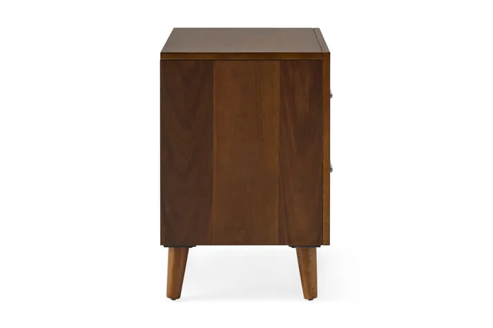 Mackenzie Nightstand - Modern Bedside Table with Storage Drawer, Wooden End Table for Bedroom, Living Room, or Office - Perfect for Small Spaces & Home Decor