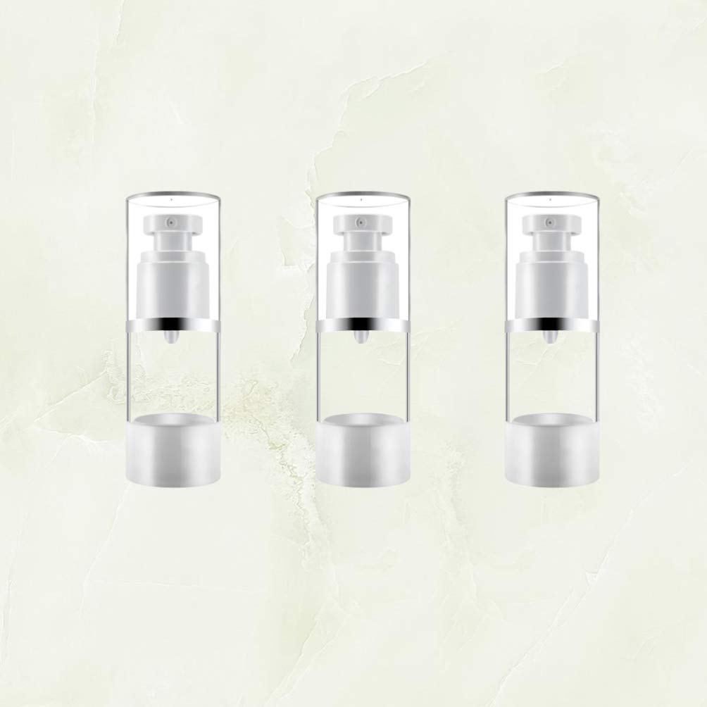 Lurrose 3-Pack 30ml Airless Pump Spray Bottles - Fine Mist Cosmetic Atomizer for Travel, Home & Skincare - Perfect for Liquids, Toners, Essential Oils & DIY Beauty Products