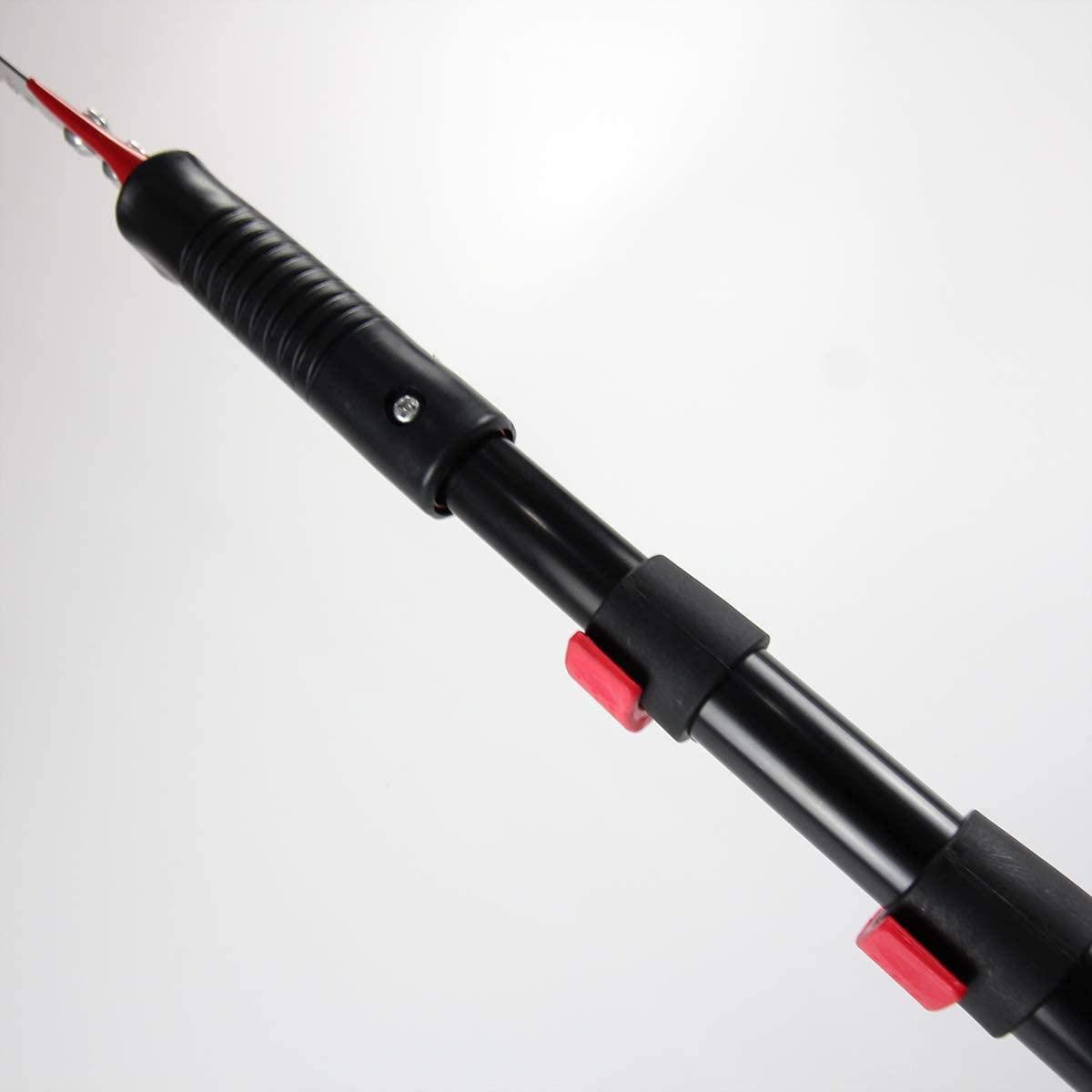 65Mn Steel Telescopic Tree Saw with Curved Blade - 24FT Extendable Aluminum Pole for High Branch Cutting | Heavy-Duty Pruning Saw for Garden, Yard & Outdoor Use (7.2M Working Height)