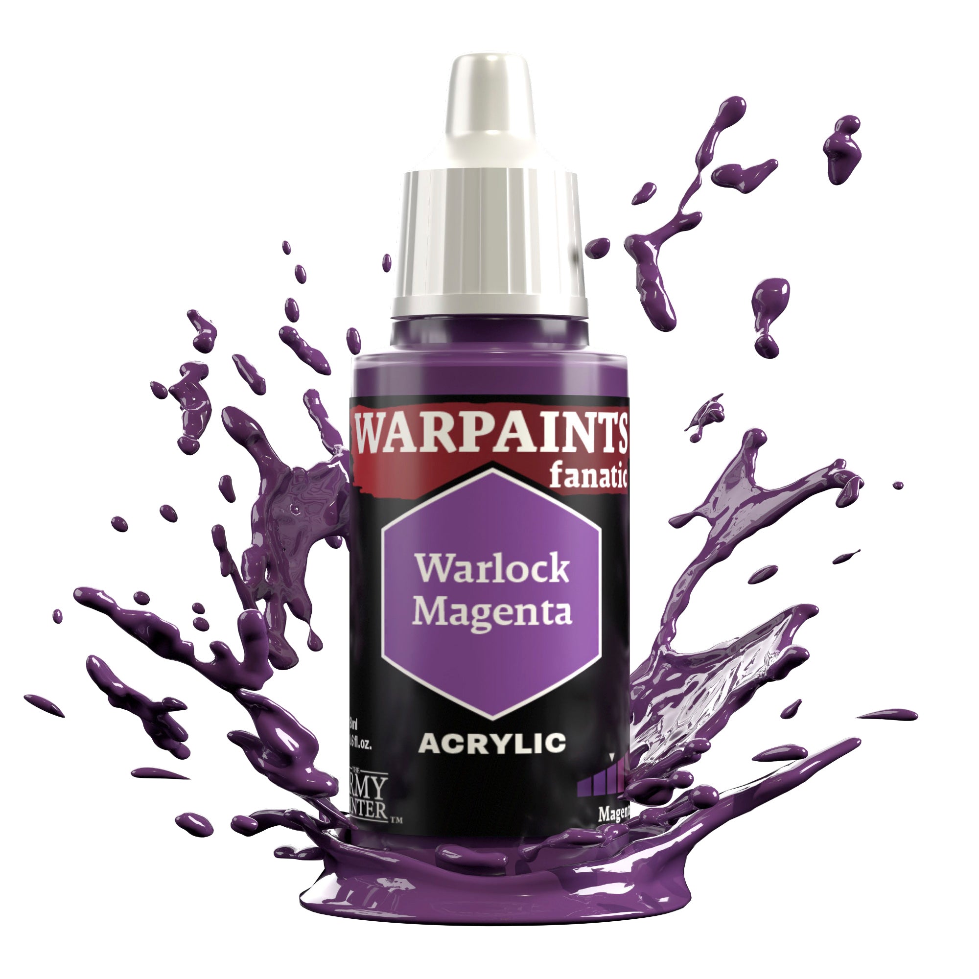 Warpaints Fanatic: Warlock Magenta - High-Pigment Fantasy Face Paint for Cosplay, Halloween & Theater Makeup - Perfect for Costume Parties & LARP Events