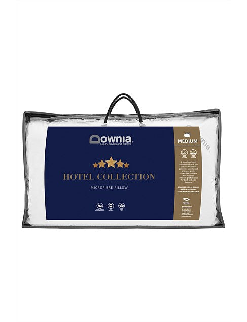 Premium Downia Microfiber Blend King Size Pillow (Medium Firmness) - Ultra Soft & Supportive for Side, Back & Stomach Sleepers - Perfect for Hotels, Home & Travel Use