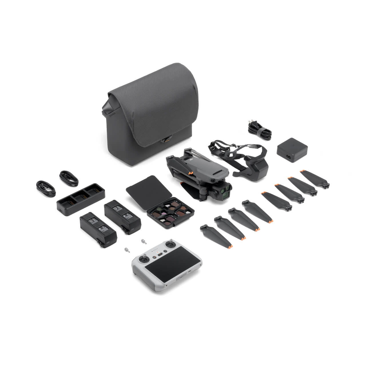 DJI Mavic 3 Pro Fly More Combo with DJI RC - Professional 4K Drone with 3 Cameras, 43-Min Flight Time, Omnidirectional Obstacle Sensing - Perfect for Aerial Photography, Travel Vlogging & Outdoor Adventures