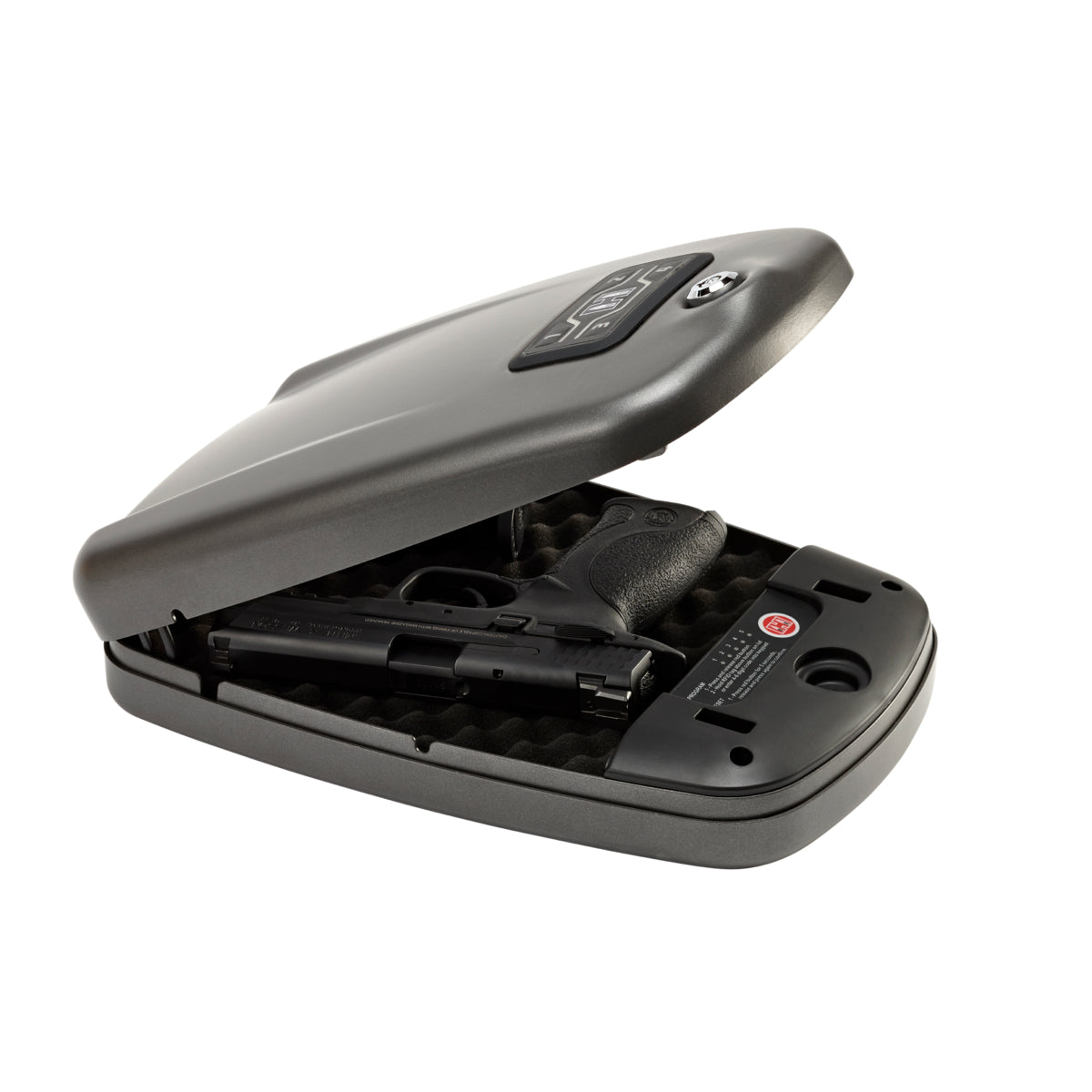Hornady Rapid Safe 2700KP XL RFID Handgun Safe - Quick Access Biometric & RFID Lockbox for Pistols - Secure Storage for Home, Office, or Vehicle Use