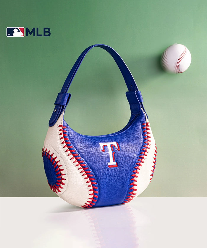 MLB Texas Rangers Team Hobo Bag - Stylish Crossbody Shoulder Bag for Women & Men - Perfect for Baseball Games, Travel & Everyday Use