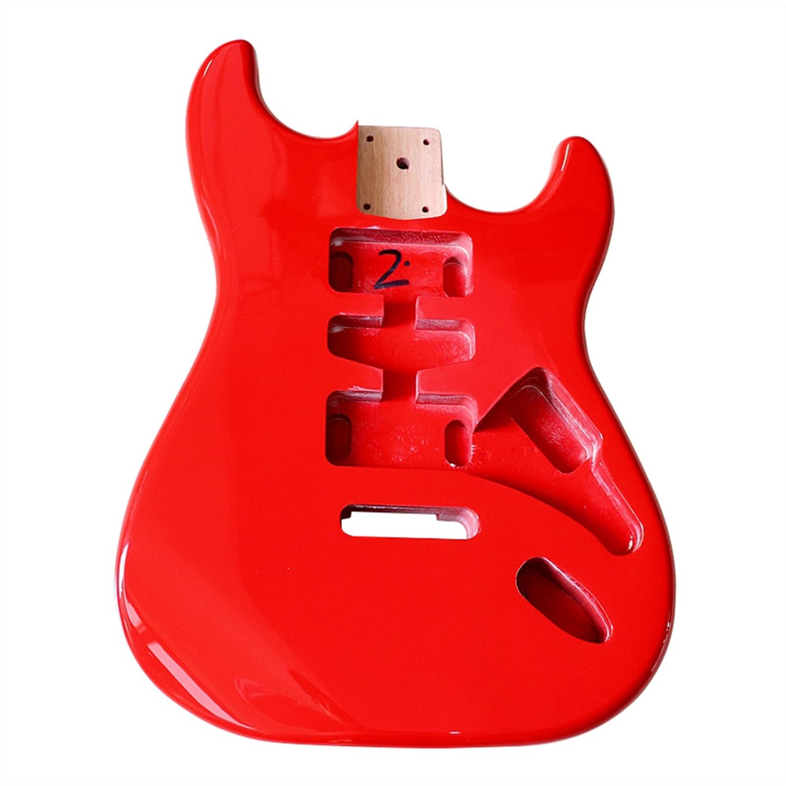 Premium Poplar Wood Electric Guitar Body Blank - 5.7cm Pocket Width, Unfinished DIY Guitar Kit for ST Style | Perfect for Custom Guitar Building, Repair & Replacement Parts | Great for Musicians, Luthiers & Guitar Enthusiasts