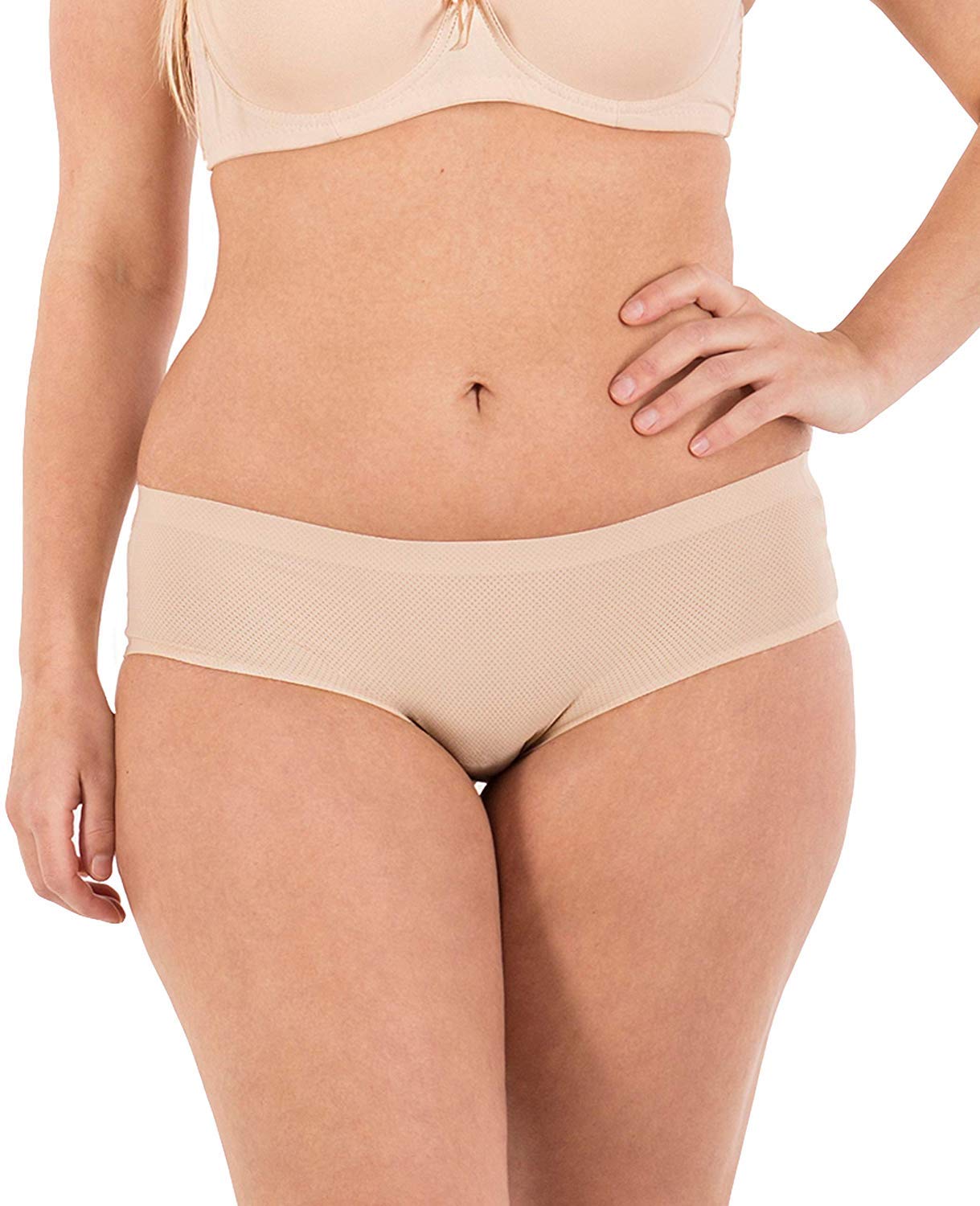 Seamless No-Show Women's Underwear - Barbra Lingerie Comfortable Panties for Small to Plus Size 6 | Perfect for Everyday Wear, Yoga & Workout