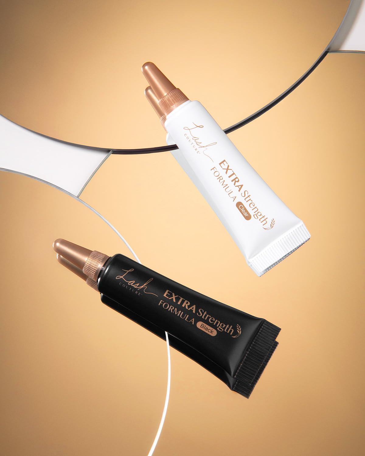 KISS Lash Couture Clear Latex Strip Lash Adhesive with Soothing Oat Extract - Waterproof Eyelash Glue for False Lashes, Dermatologist Tested, Contact Lens Safe, Formaldehyde Free, 0.24 Oz - Perfect for Daily Wear, Special Occasions & Sensitive Eyes