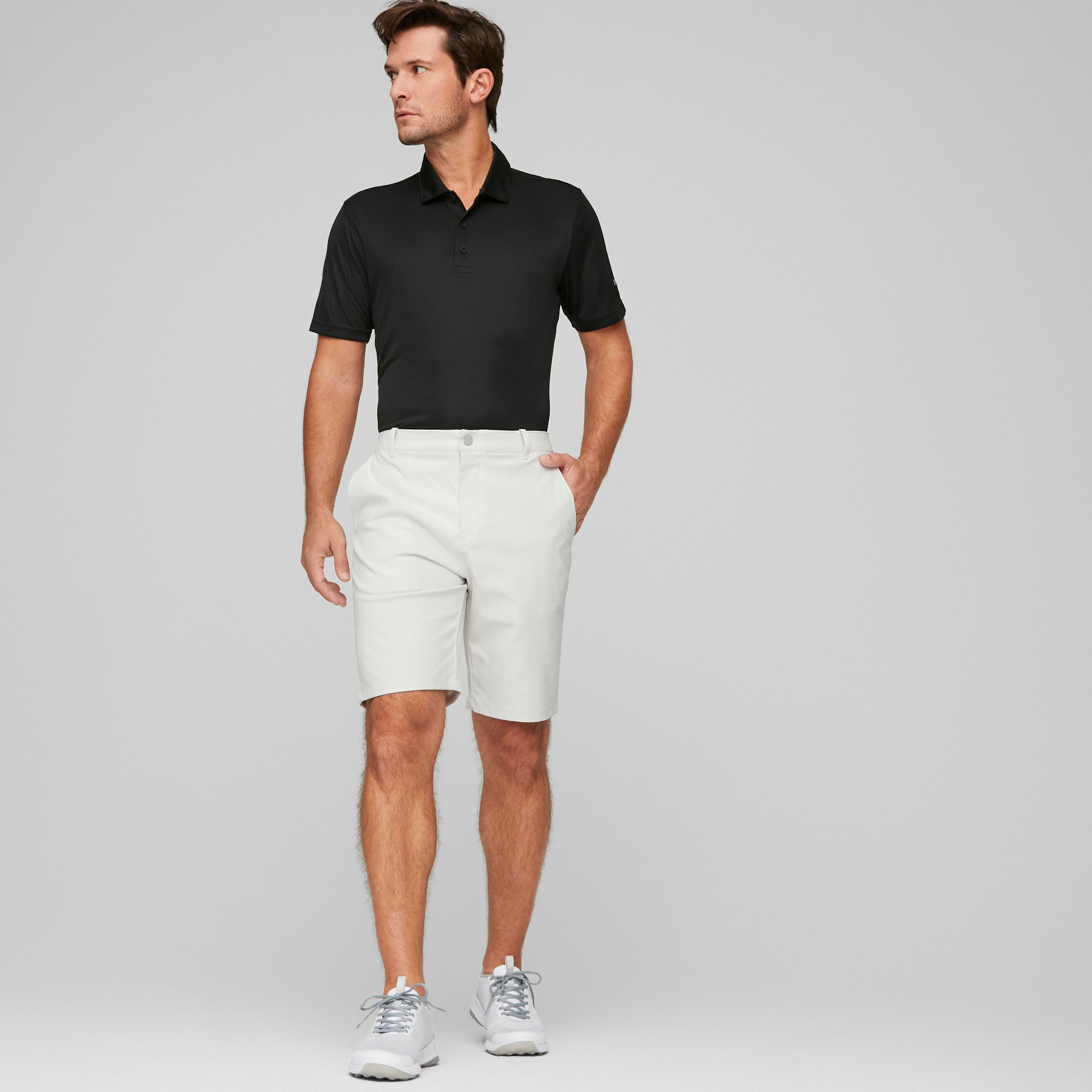 **Dealer 10 Golf Shorts for Men - Comfortable & Breathable Sedate Gray - Perfect for Golfing, Casual Wear & Outdoor Activities**