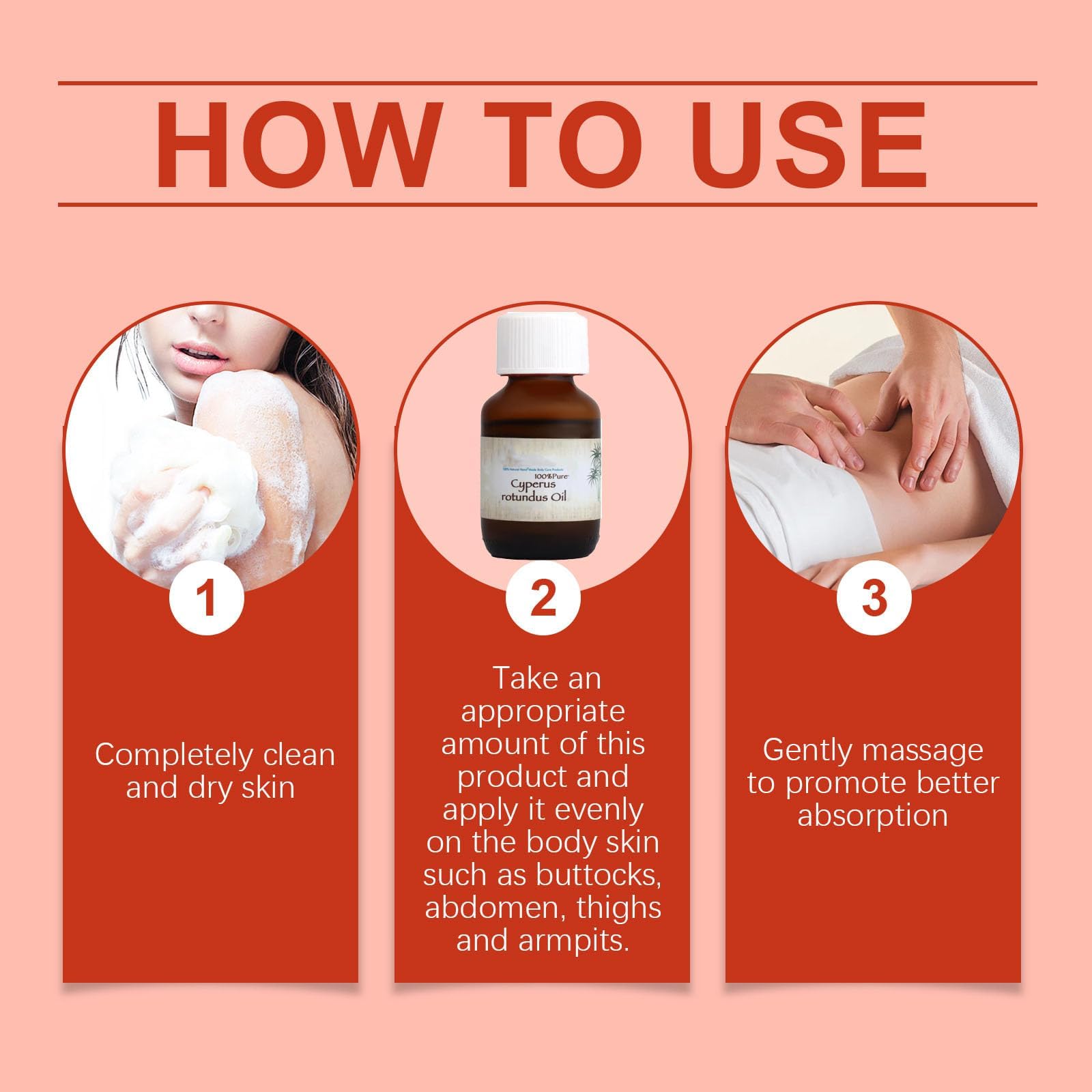 **Pure Cyperus Rotundus Oil for Hair Removal - Natural & Effective Depilatory Solution for Smooth Skin - Perfect for DIY Waxing & Skincare at Home**