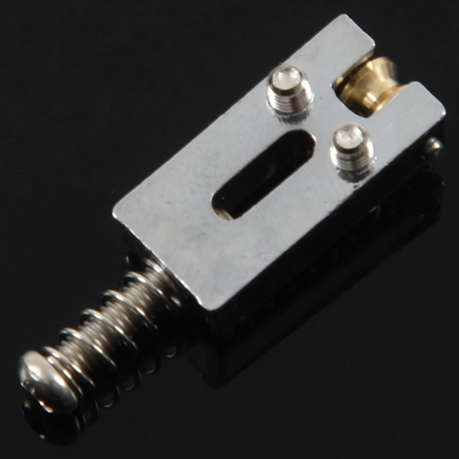 12 Roller Bridge Tremolo Saddles with Wrench for ST/TL Electric Guitar - Chrome Replacement Bridge for Smooth Vibrato & Stable Tuning - Perfect for Rock, Blues & Metal Performances
