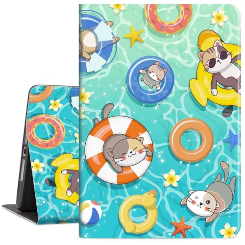 Cats Swimming under the Sun