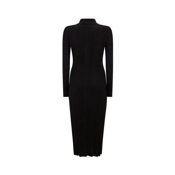 Cozy Knitted Wool Dress for Women - Soft Winter Warm Long Sleeve Sweater Dress (Perfect for Holiday Parties, Office Wear & Casual Outings)