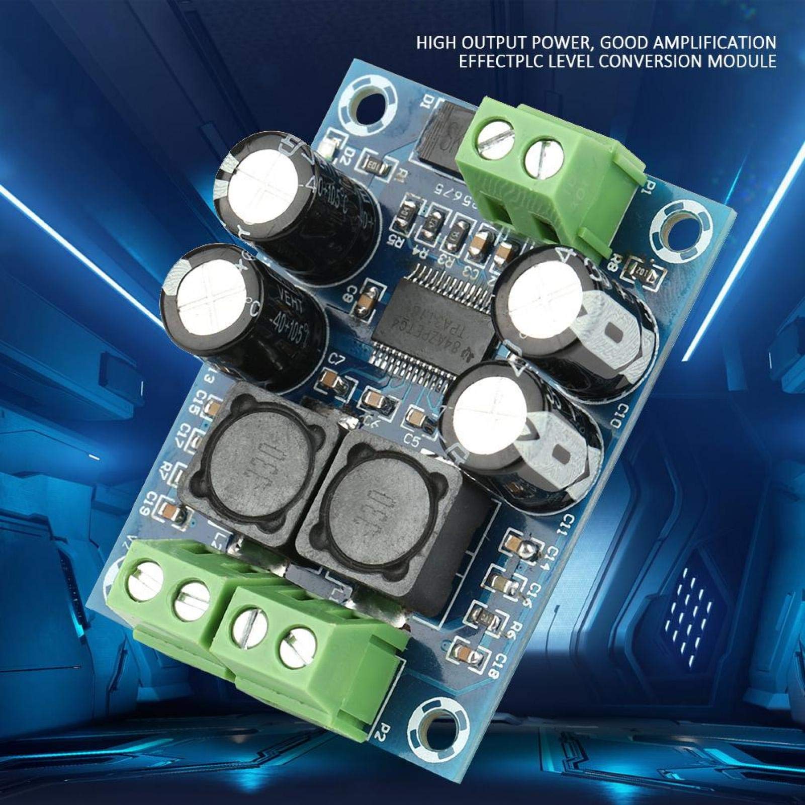 Mini TPA3118 60W数字音频功放模块 DC10-24V PBTL模式 适用于电视、显示器、笔记本电脑、便携音箱、DVD播放器及家庭影院系统
